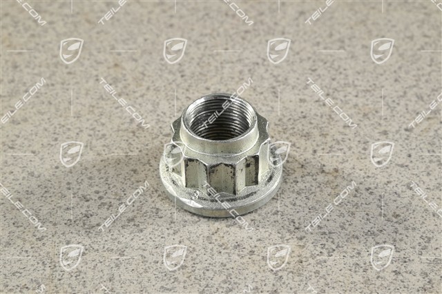 Hexagonal lock nut / drive shaft M24 x 1,5
