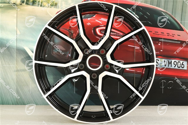 21-inch Rim Sport Turismo GTS / RS Spyder Design, 9,5J x 21 ET60, in black