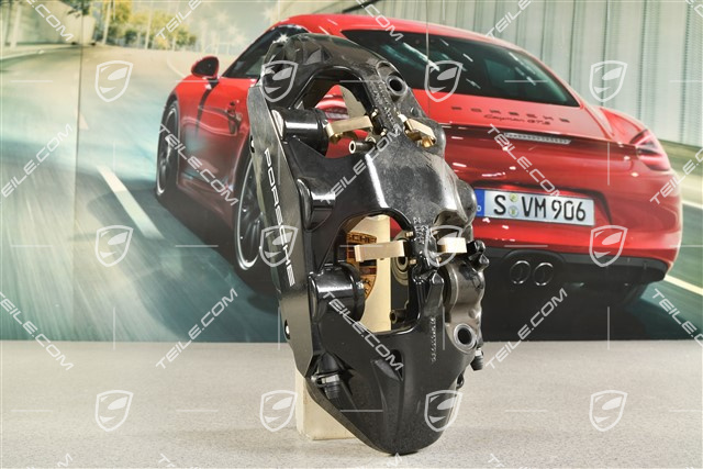 Festsattel / Bremssattel, VA, Turbo / TurboS, PCCB, Schwarz, R