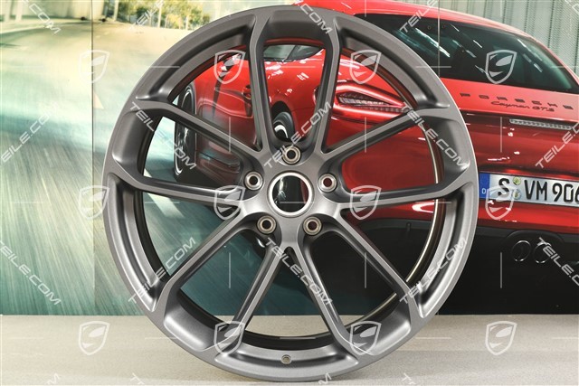 22" Felge Turbo GT, 11,5J x 22 ET52, Vesuvgrau