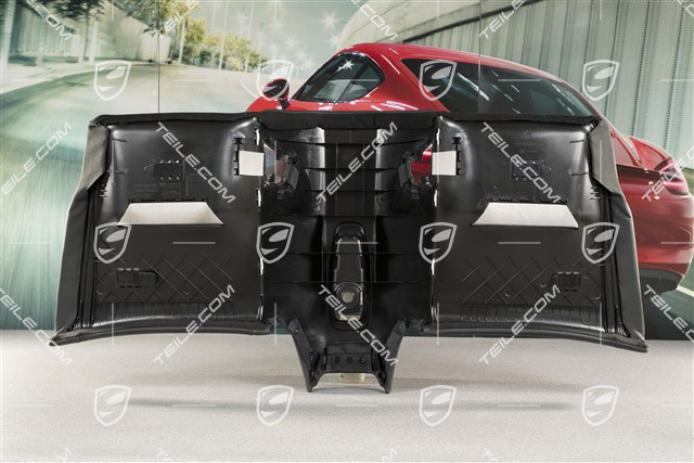 Coupe / Targa/  Cabrio, Notsitzkissen, Leder, Schwarz