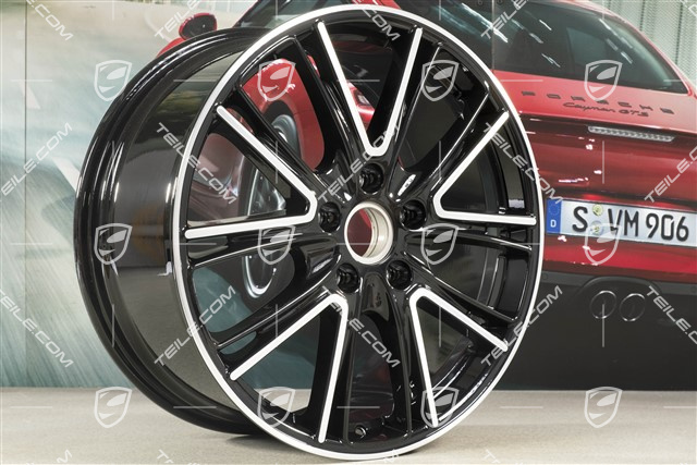 20-inch wheel rim Exclusive Design, 9,5J x 20 ET71, for winter use, black high gloss