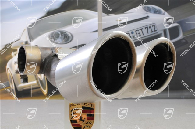 Tail pipe, round, Boxster S / Cayman S Tail pipe, round, Boxster S / Cayman S