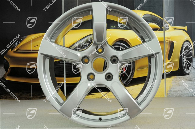 19-inch Cayman S wheel rim set, 8J x 19 ET57 + 10J x 19 ET45