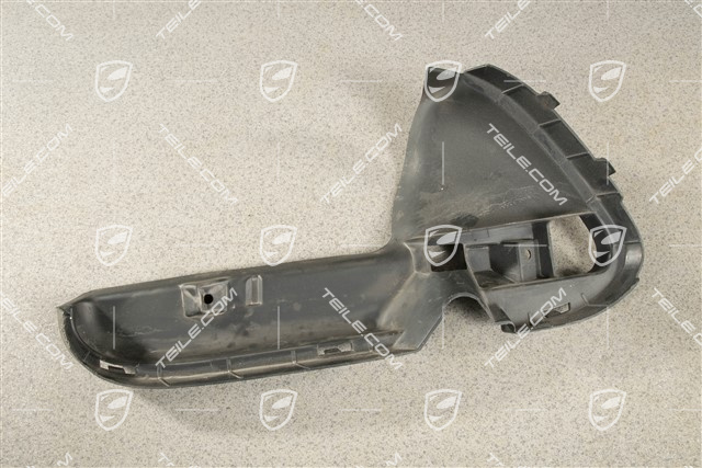 Air duct / guide / 4,8L Biturbo, Satin black, L