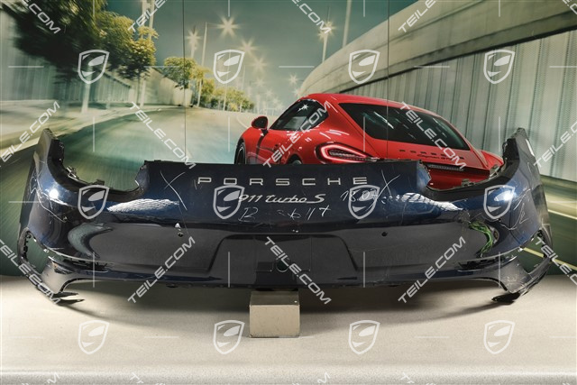 Turbo Facelift, Rear bumper lining, Park assist, reversing camera system USA