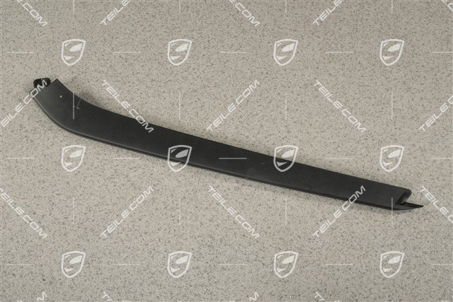 Disc / cover lower for front bumper retaining frame, Black, L