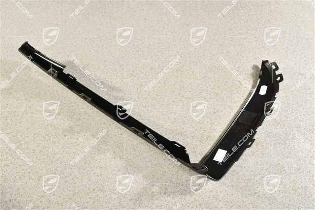 Disc / cover, retaining frame, Upper, Black, Sport Design, L