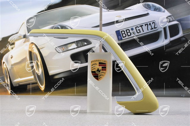 Zuziehgriff Leder, Limegold, R Zuziehgriff Leder, Limegold, R