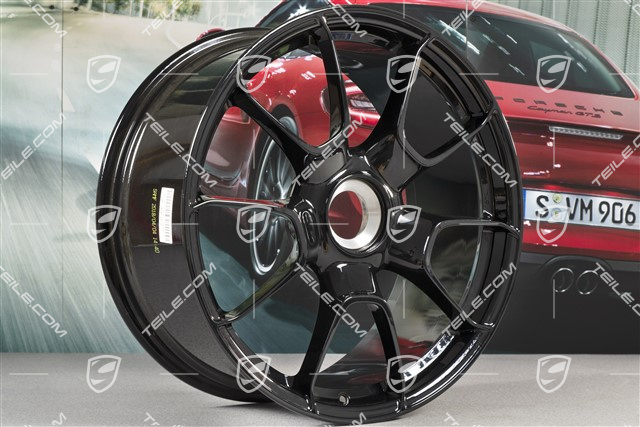 20-inch wheel rim 911 Turbo S Exclusive Design, 9J x 20 ET51, black high gloss