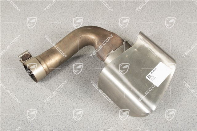 Exhaust system tail pipe, standard tailpipe, 3.0L V6, R