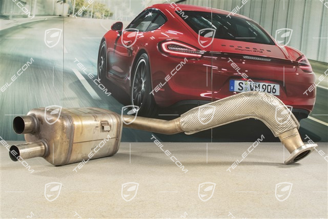 Main exhaust muffler, L