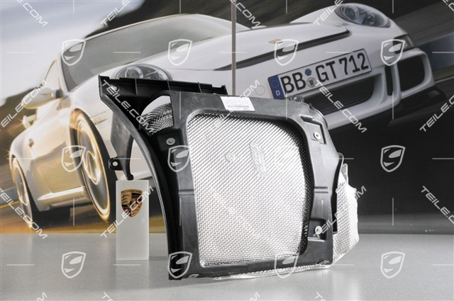 Retaining frame, incl. heat shield, L Retaining frame, incl. heat shield, L