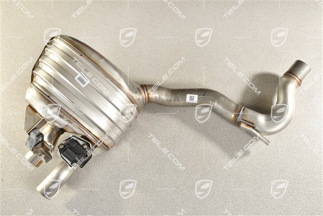 4,0L, Nachschalldämpfer, ohne Endrohr, L