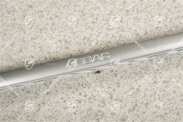 Dashboard trim, Arctic silver, Passenger side