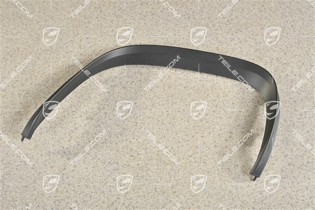 Cover trim, Rear bumper, Black, L