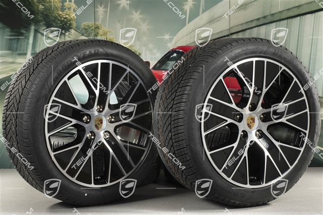 20-inch Turbo Aero winter wheel set, rims 9J x 20 ET54 + 11J x 20 ET60, Goodyear winter tyres 245/45 R20 + 285/40 R20