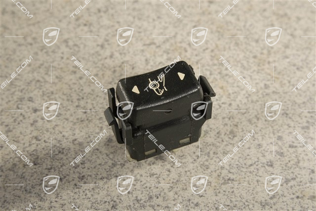 Rear spoiler tilting control button