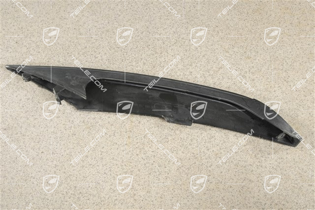 Front bumper disc / trim, Upper, Black, L