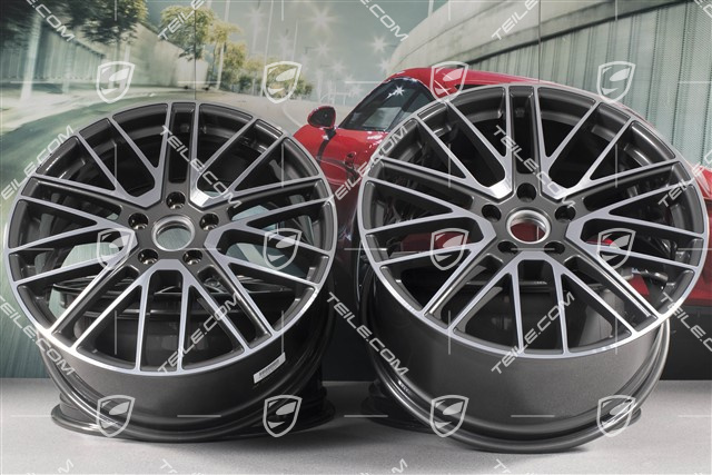 21-inch wheel rim set Turbo Design II / Turbo V, 9,5J x 21 ET71 + 11,5J x 21 ET69