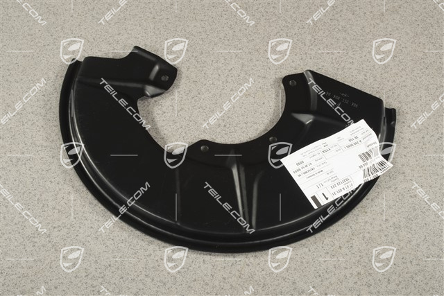 Front axle disc brake protective plate, R