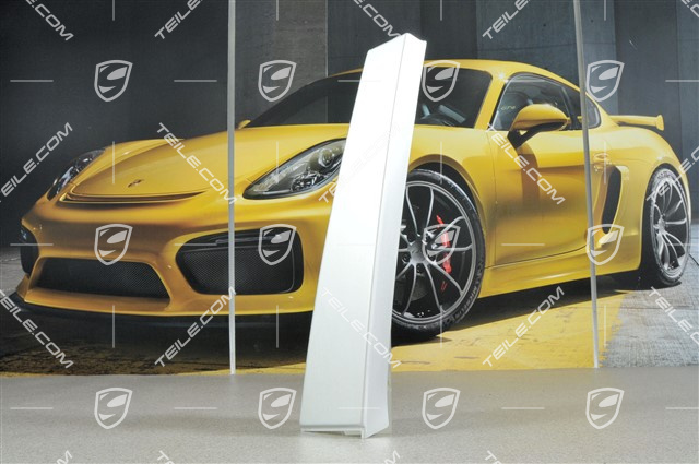 Blenda alu przy szybce, Satin Aluminium, R