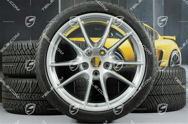 20-inch Carrera S (III) winter wheel set, 8,5J x 20 ET51 + 11J x 20 ET70 + NEW Michelin winter tyres 245/35 ZR20 + 295/30 ZR20, TPMS