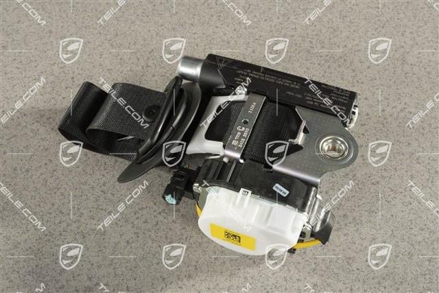 Sicherheitsgurt, schwarz, Front, USA, R