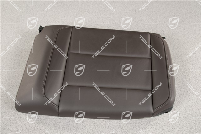Back seat backrest, Rear, Natural leather, Espresso, Convertible / Targa, R