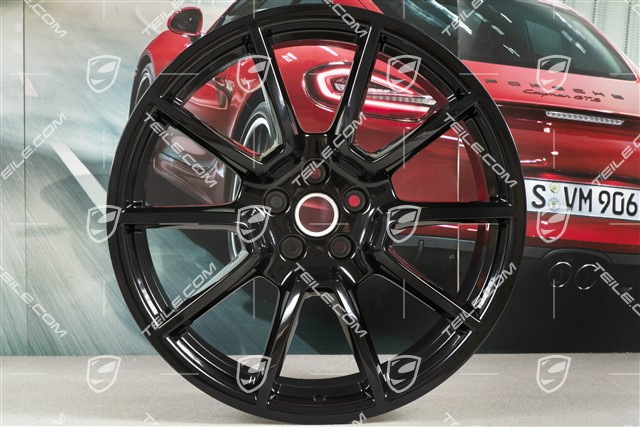20" Felgensatz Macan SportDesign, 9J x 20 H2 ET26 + 10J x 20 H2 ET19, schwarz hochglanz
