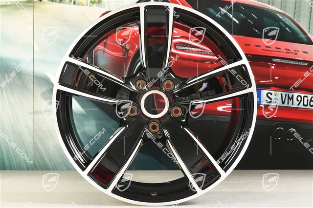 20" Felga Carrera Sport, 10,5J x 20 ET47, czarny wysoki połysk