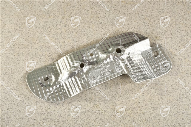 Heat shield, rear, L