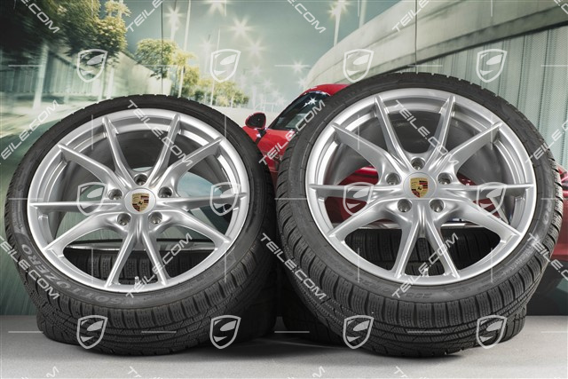 20-inch winter wheels set Carrera S (IV), rims 8,5J x 20 ET49 + 11J x 20 ET78 + Pirelli Sottozero II winter tyres 245/35 R20 + 295/30 R20