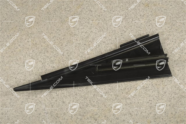 Hintertür Außen Blende, Glanzschwarz, R