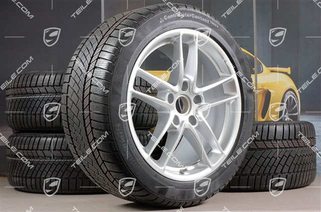 19-inch TURBO II winter wheel set, wheels 9J x 19 ET60 + 10J x 19 ET61 + Continental winter tyres 255/45 R19+285/40 R19, with TPMS