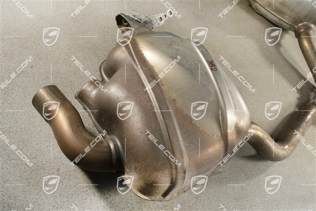 Middle silencer Complete with Rear Silencer L+R