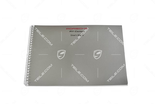 Bedienungsanleitung / Fahrerhandbuch für 911 Carrera 2, ENGLISCH
