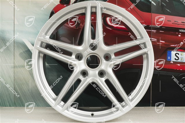 19" Felge Carrera VI, 11,5J x 19 ET76, Brilliantsilber