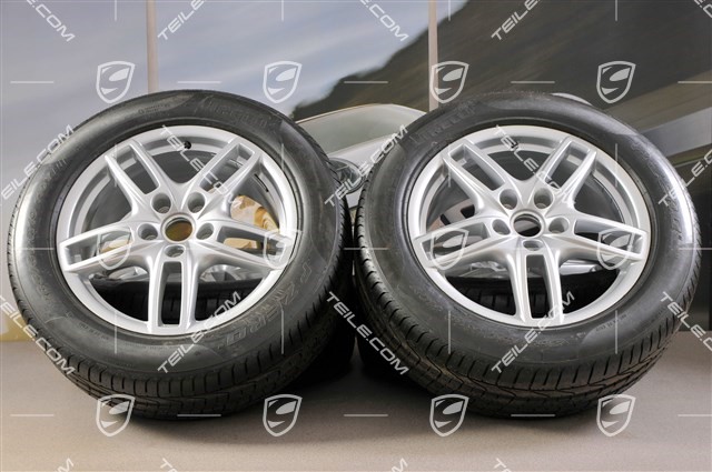 19-inch Cayenne Design II summer wheel set, 4 wheels 8,5 J x 19 ET 59 + 4 tyres 265/50 R 19 110Y XL, without TPMS