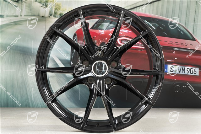 20-inch wheel rim Carrera S IV, 10J x 20 ET45, high-gloss black