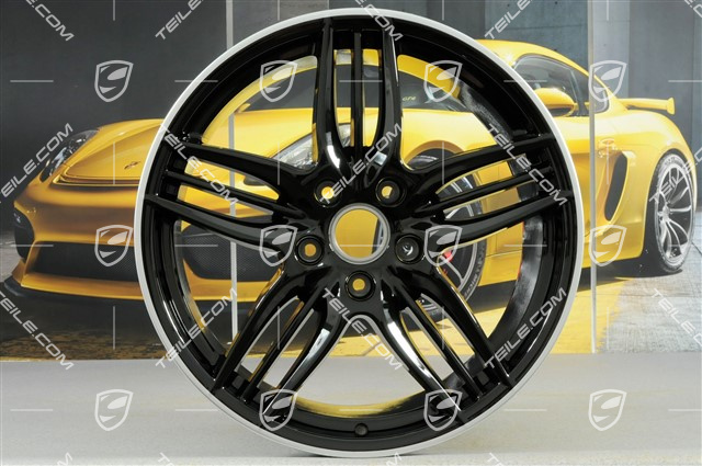 20" Felga, Sport Design, 11J x 20 ET70, ramiona czarny wysoki połysk