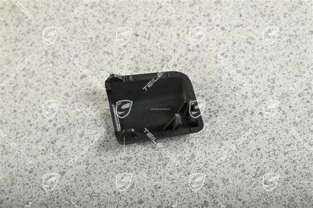 Türverkleidung Zuziehgriff, Abdeckblende, Hinten, Schwarz, L