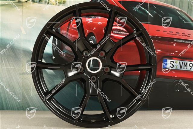 21" Felga Sport Turismo GTS / RS Spyder Design, 11,5J x 21 ET66, czarny satynowy mat