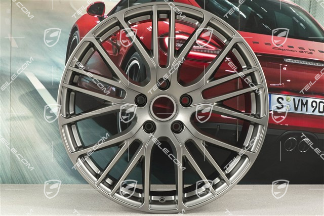 21" Panamera Exclusive Design Sport Felge, 9,5J x 21 ET71, Platinum