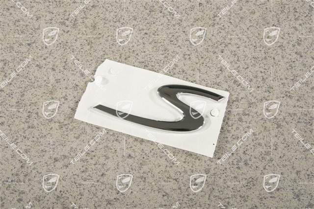 "S" logo, Galvano silver