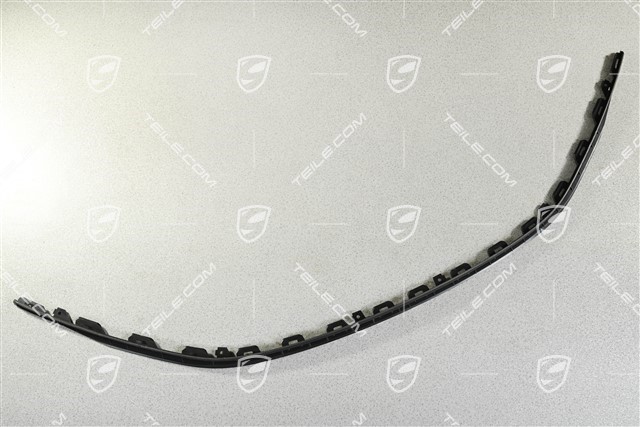Front bumper spoiler / lower part trim, Coupe / Convertible, Black