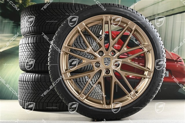 22" koła zimowe RS Spyder Design, felgi 9J x 22 ET29 + 11J x 22 ET47 + NOWE opony zimowe Pirelli 255/40 R22 + 295/35 R22, neodyme