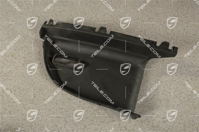Cover Air duct / guide, Black, R