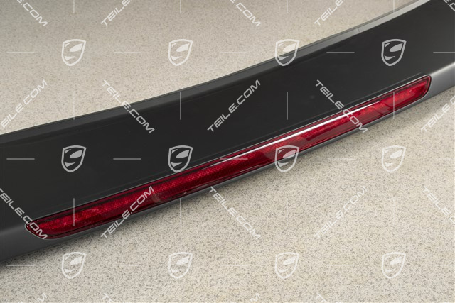 Rear spoiler, black mat