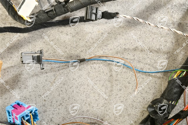 Wiring harness, control panel, damaged connectors